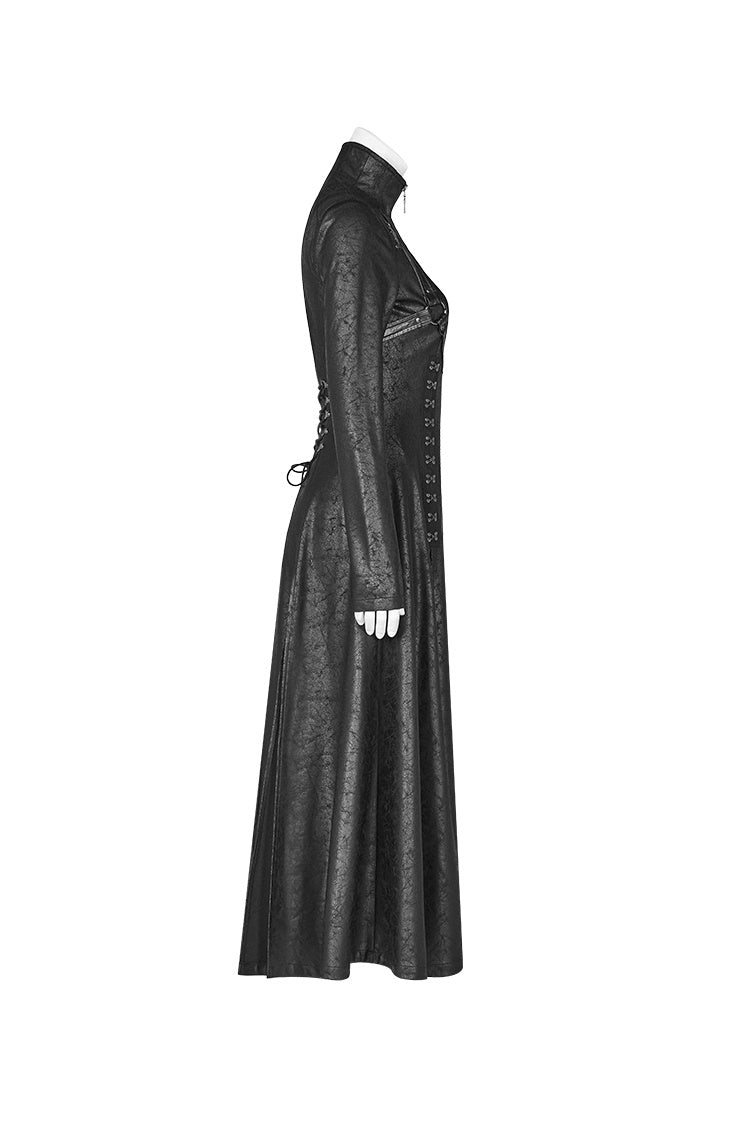 Punk Cracked Leather Jacket