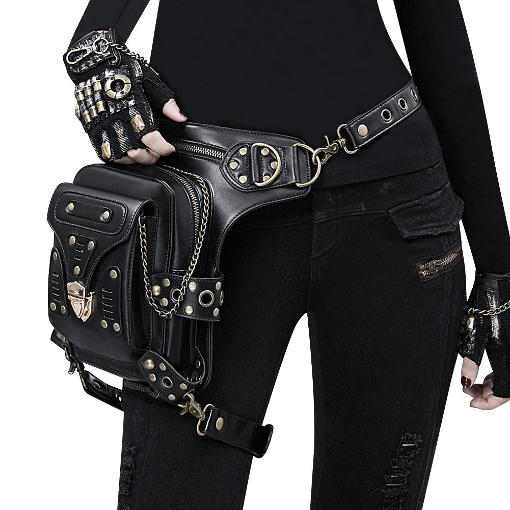Punk Waist Strap Bag