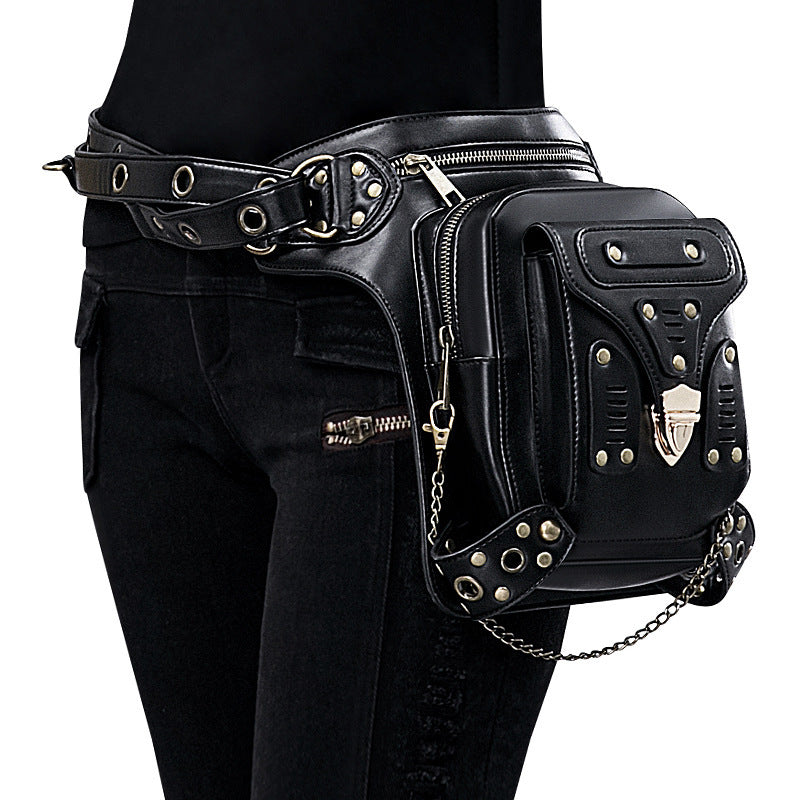 Punk Waist Strap Bag